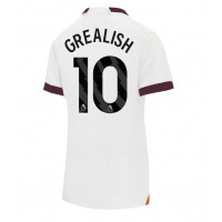 Camisa de time de futebol Manchester City Jack Grealish #10 Replicas 2º Equipamento Feminina 2023-24 Manga Curta